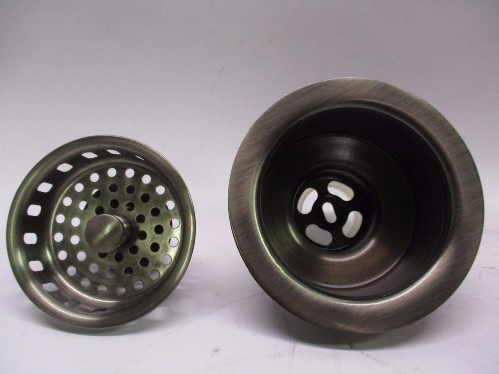 D2000.AN Pewter Basket Strainer 3 1/2"