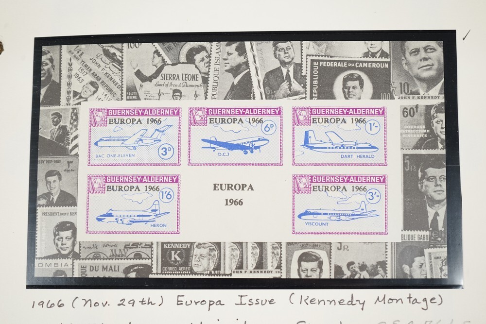 BRITISH ISLES SPECIALIZED 1960s JFK CINDERELLAS 250+ STAMPS & 50+ COVERS