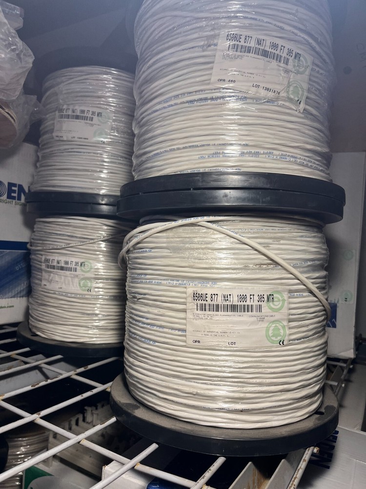 Belden 6506UE 8771000, 22/8 Plenum Non Shielded Stranded Bare Copper. 1000',
