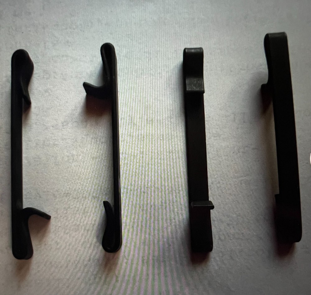 12 EARLY 2'' DOUBLE LOOP STYLE NAPA,MAC,PROTO TOOL BOX DRAWER SLIDE SPRING CLIPS