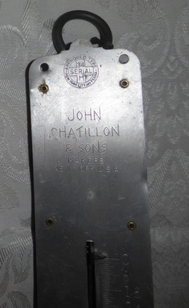 Vintage John Chatillon & Sons – 50lb Spring Balance Scale