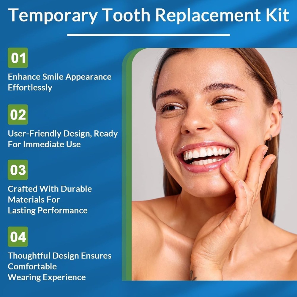 Veneers Teeth for Women, Tooth Replacement Missing Teeth, Upper Veneer...