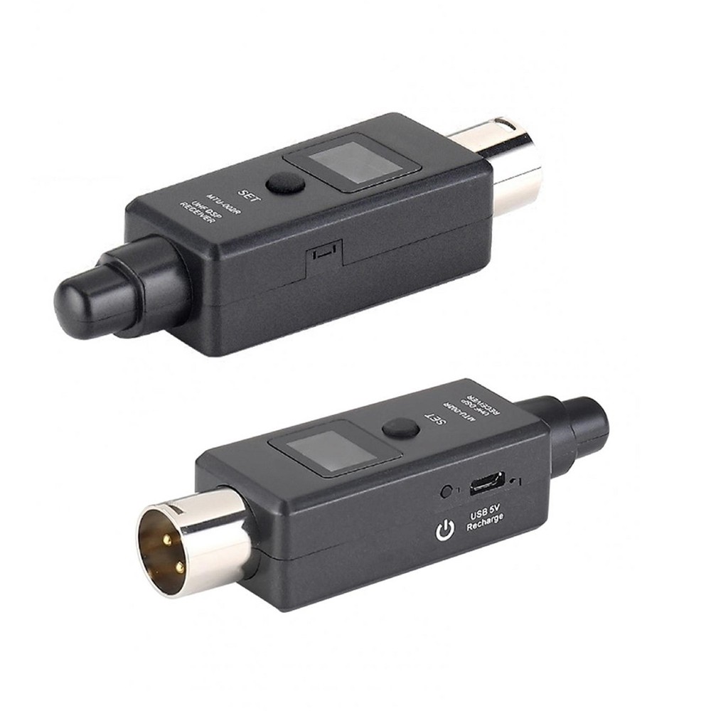 U3 Wireless Mic System Transmitter Receiver Microphone Adapter for Audio Mixer b