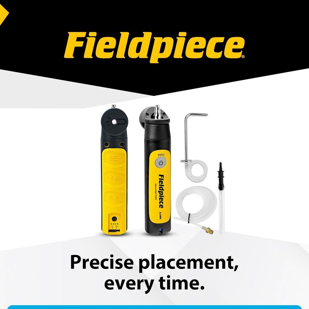 Long Range Wireless Manometer Probe Kit - Multiport Gauge for HVAC Precision