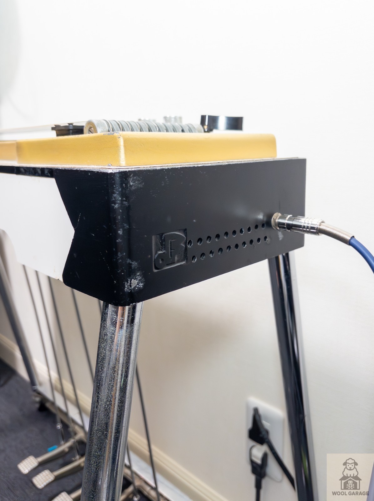 FUZZY 10 String Pedal Steel Guitar 6 Pedals w/ Hard Case Vintage From Japan