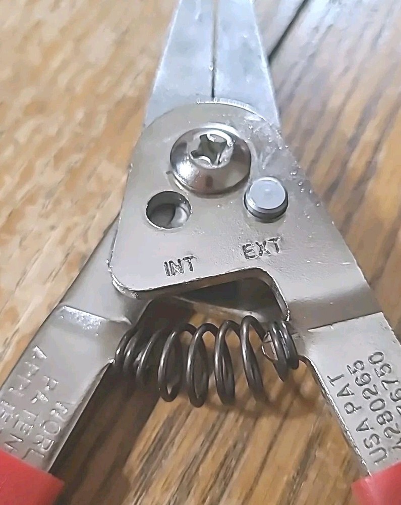 K-D Tools 3151 Convertible Internal & External Snap Ring Pliers, 8" Tool