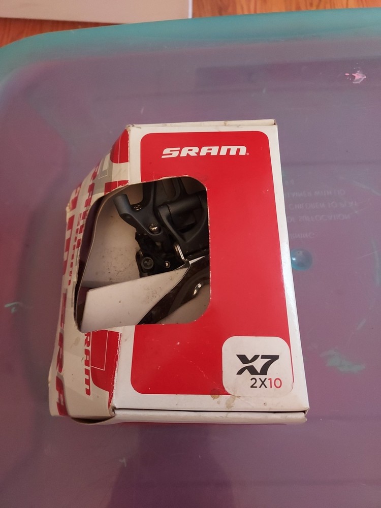 NOS SRAM X7 3x7 Speed MTB High Direct Mount Dual Pull Front Derailleur