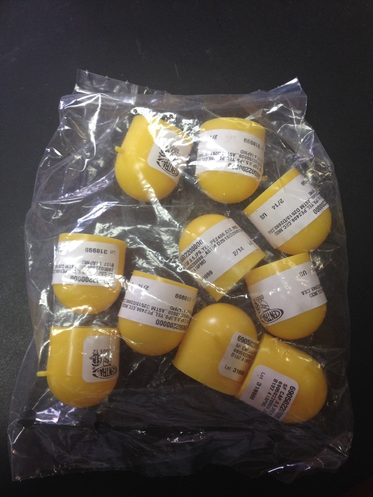 (10) Central Plastic Socket Fitting End Cap .5" Electrofusion Cat # 690502200000