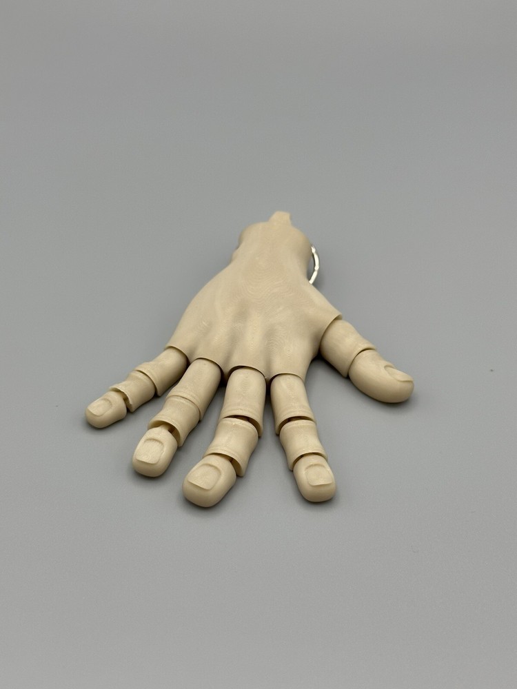 Flexi Hand Keychain Charm Keyring Zipper Pull