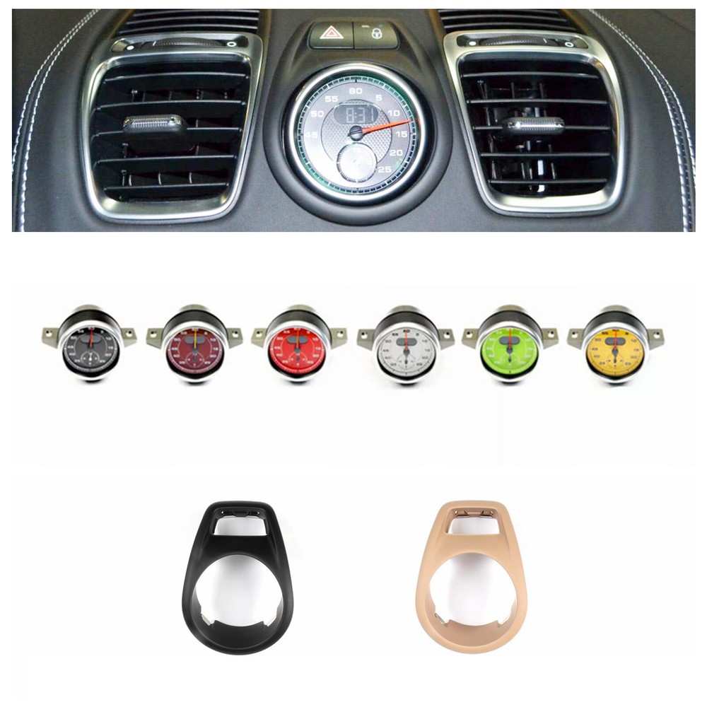 OE Dashboard Sport Chrono Stopwatch Clock w/Panel for Porsche Cayman 981 2014-16