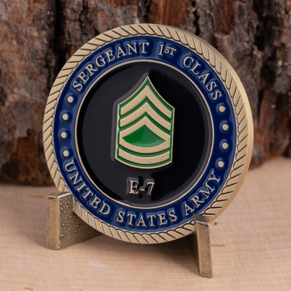 Army Sergeant First Class E7 Challenge Coin