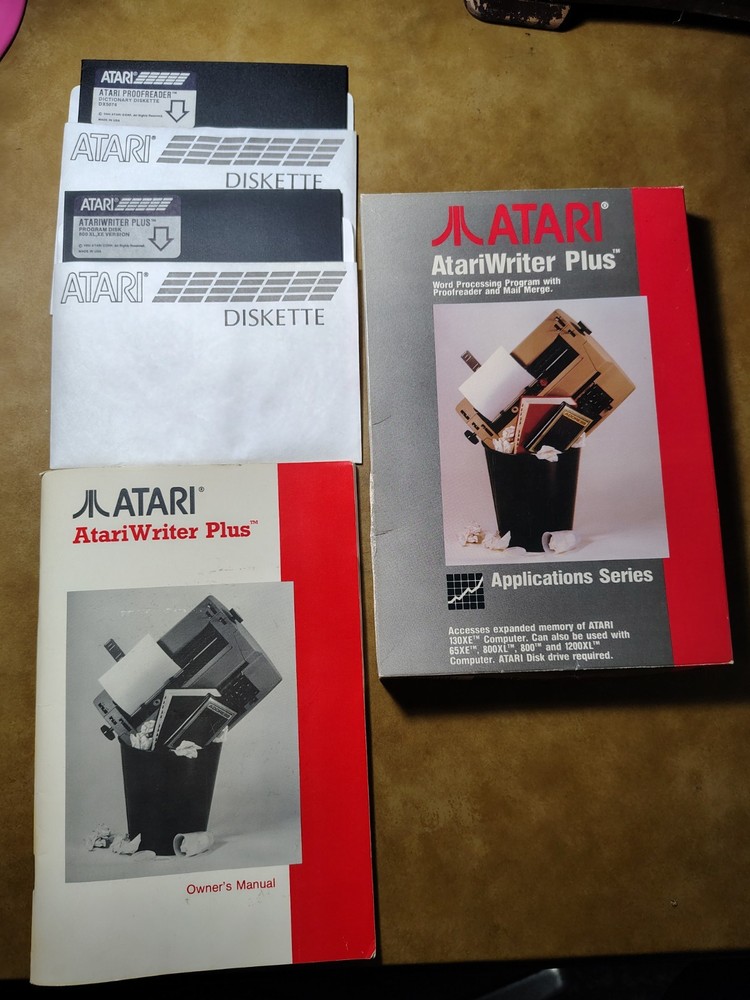 Atari WRITER PLUS 800/XL/XE Disk NEW Open Box