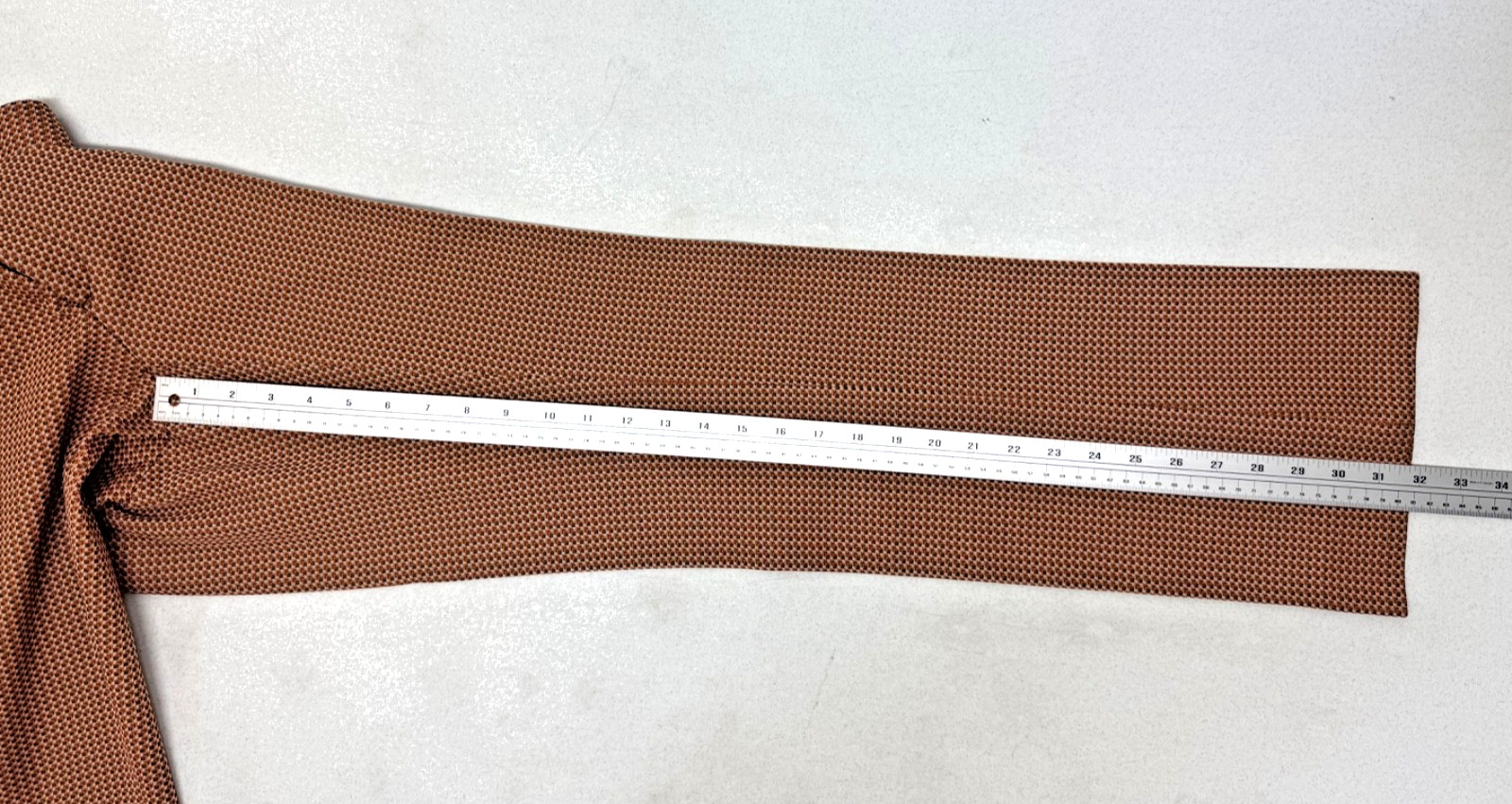 Vtg 60-70s H BAR C Ranchwear Mens 34x32 Multi Color Washable Poly Western Slacks