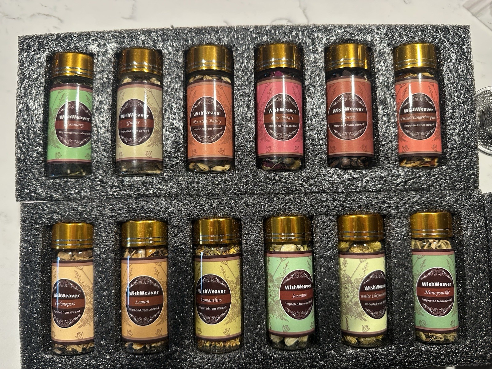 WishWeaver Whiskey Infusion Kit 14 Natural Botanicals DIY Whiskey