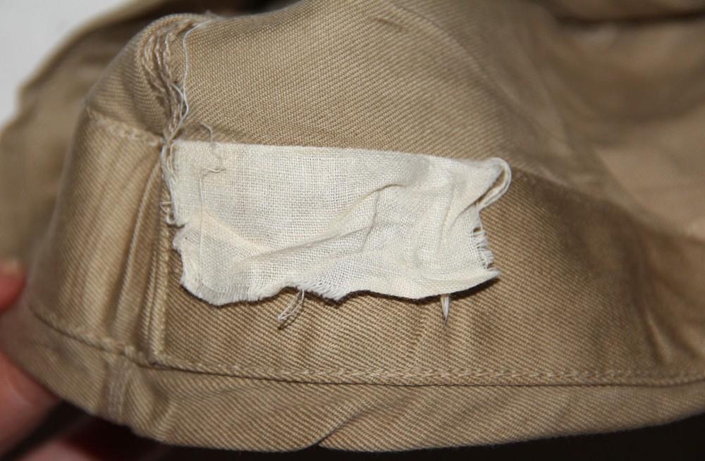 ORIGINAL WWII KHAKI COTTON GARRISON CAP