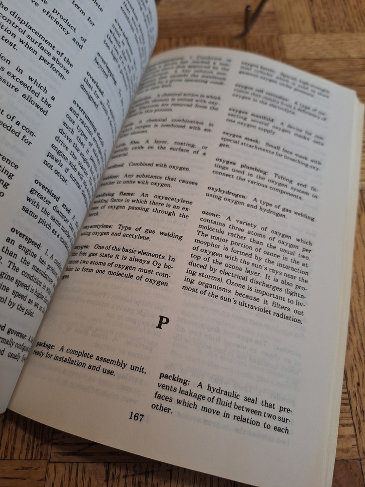 AIRCRAFT TECHNiCAL DICTIONARY 1980 Aviation Technician Avionics Maintenance