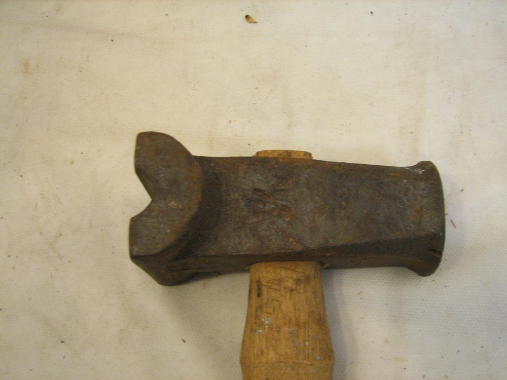 Antique Atha Blacksmith Rounding Forming Hammer Forging Tool Sledge Forge Swage