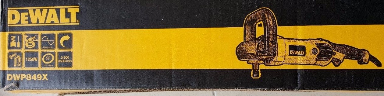 Dewalt DWP849X 7"/9" Electronic Polisher with Protective Cover NEW!