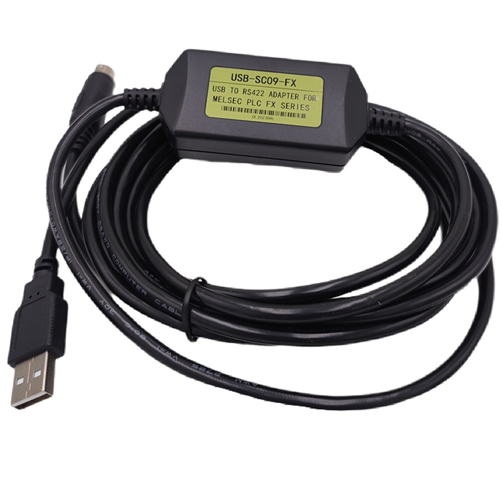 USB-SC09-FX PLC Programming Cable Replacement for Mitsubishi MELSEC FX