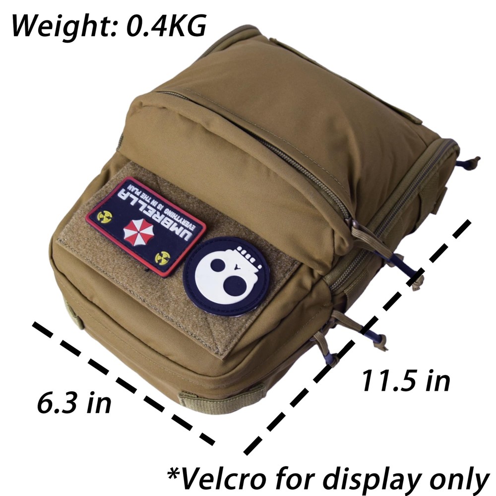 Tactical Hydration Backpack for 2L Hydration Bladder, Lightweight Hydration B...