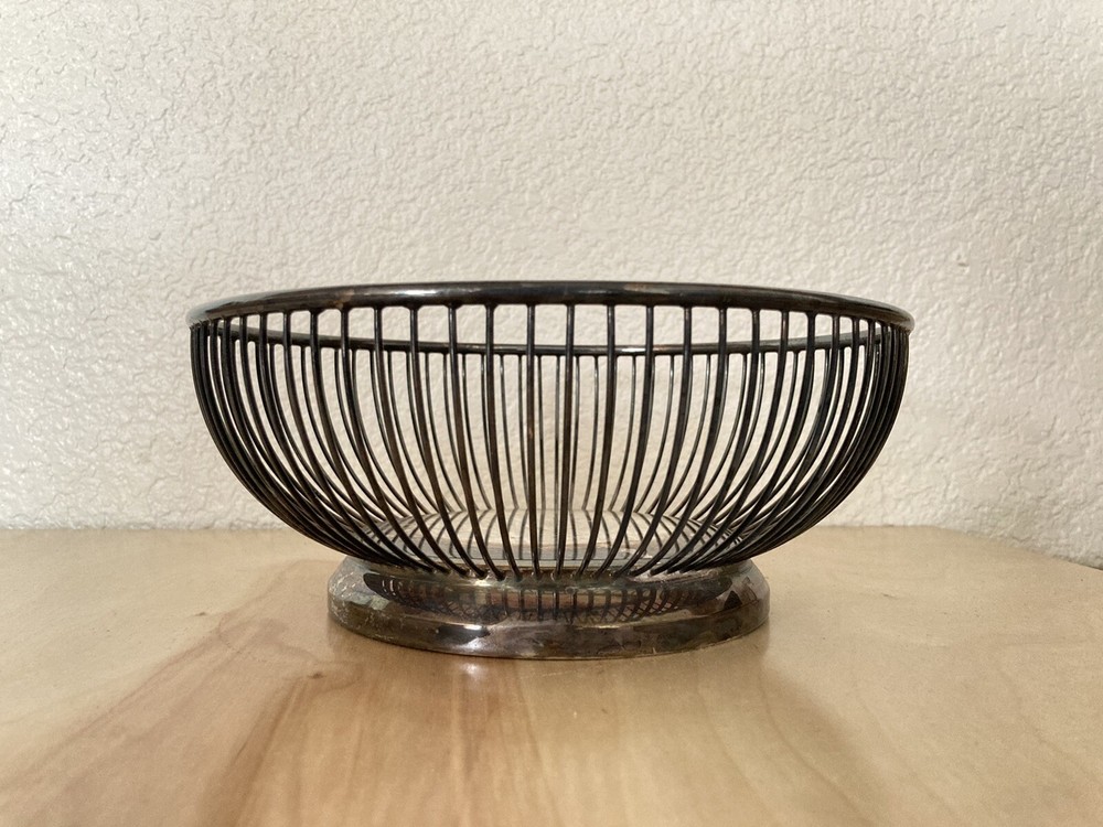 Gorham Silverplate EP Electro Plated YC-741 Italy Mid Centuty Modern Bowl 8”