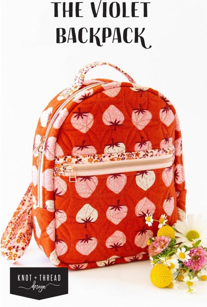 The Violet Backpack Pattern by Kaitlyn Howell