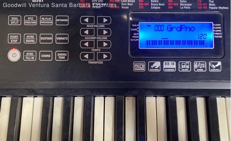 RockJam Black 61 Key Interactive Teaching Electronic Keyboard Kit RJ761 Read