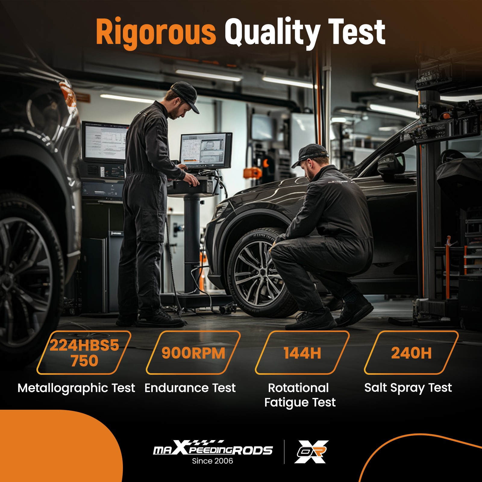 Steering Knuckle & Wheel Hub Bearing Assembly for Honda Civic 2003-2005 1.7L