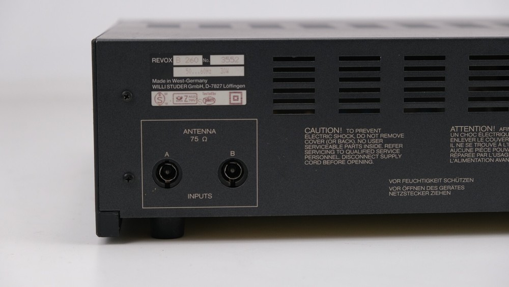 Revox B 260 - FM Tuner