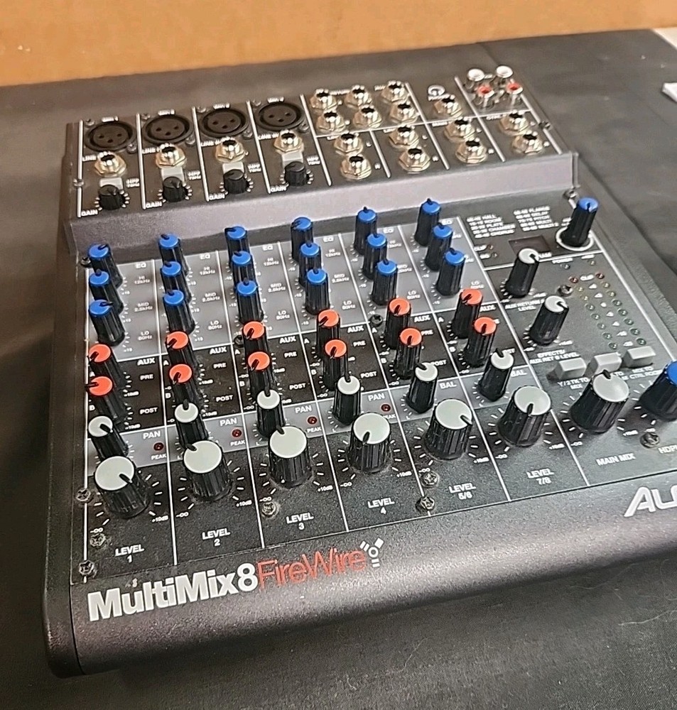 ALESIS MultiMix8 FireWire 8 track mixer