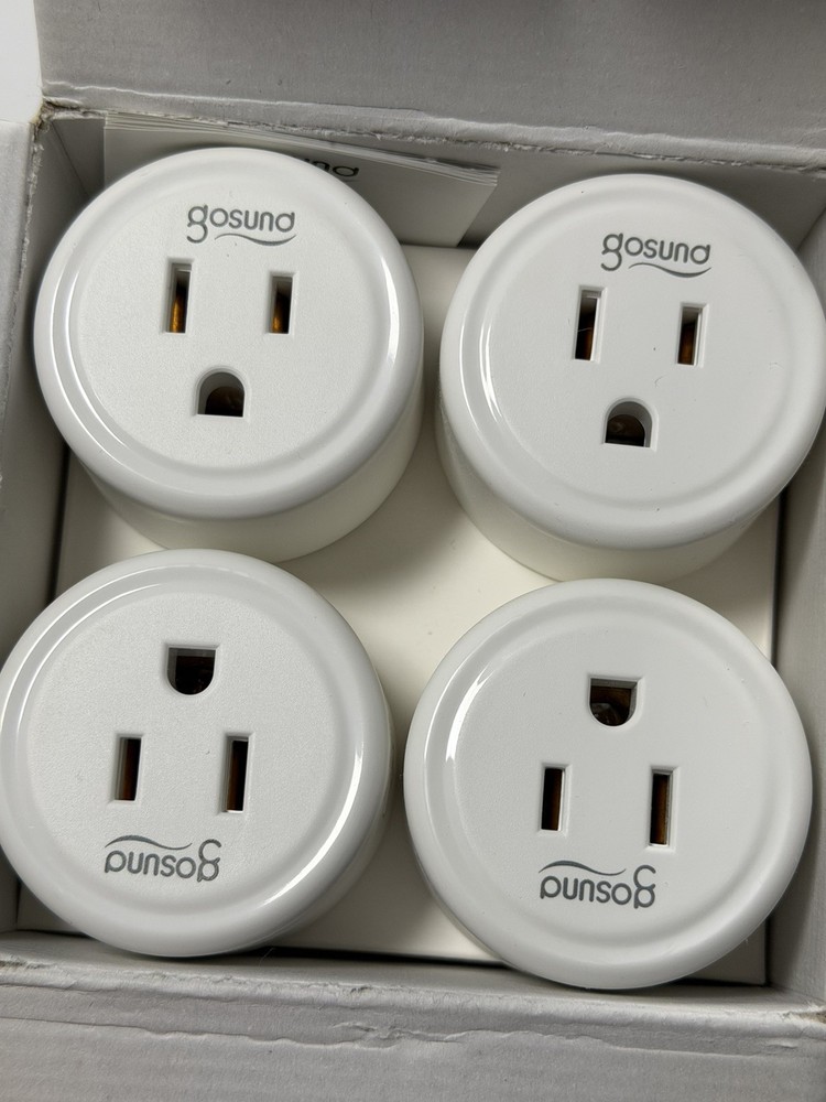 Gosund 4Pack Smart Plug Wifi Switch Socket Outlet Works with Alexa & Google WP3