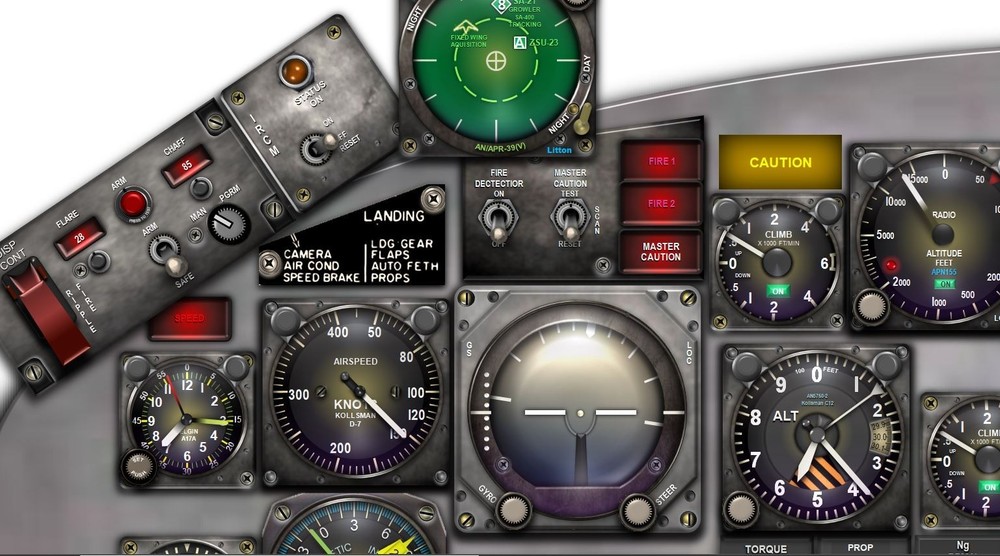 OV1 MOHAWK COCKPIT instrument panel CDkit