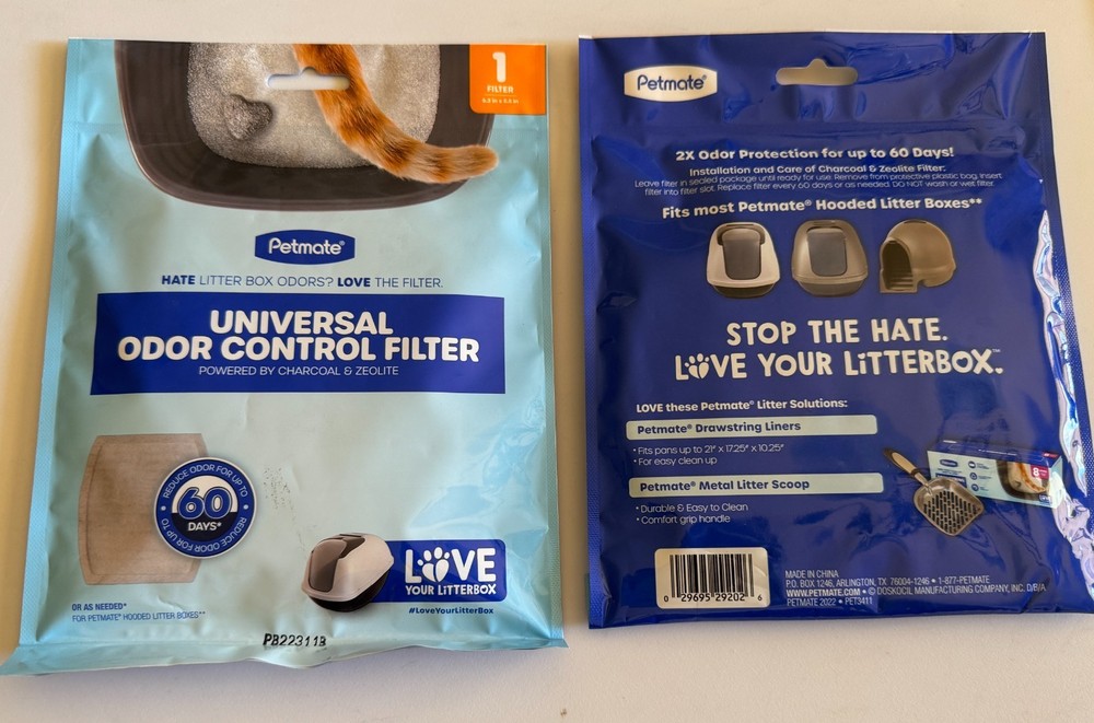 Petmate Universal Odor Control Filter powered by Charcoal & Zeolite
