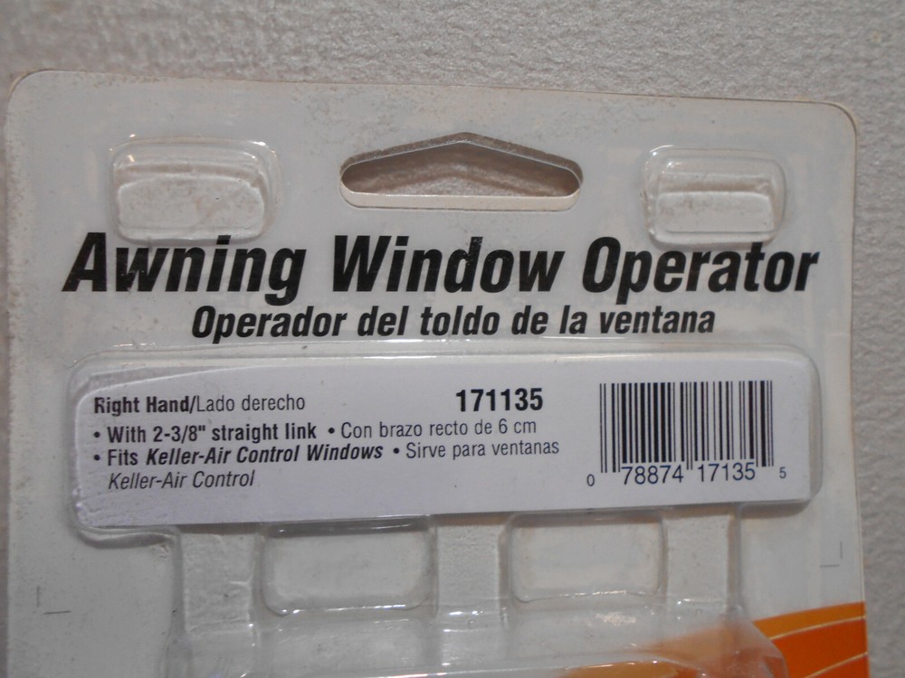 Awning Window Operator, Air Control Keller, Right-Hand 171135