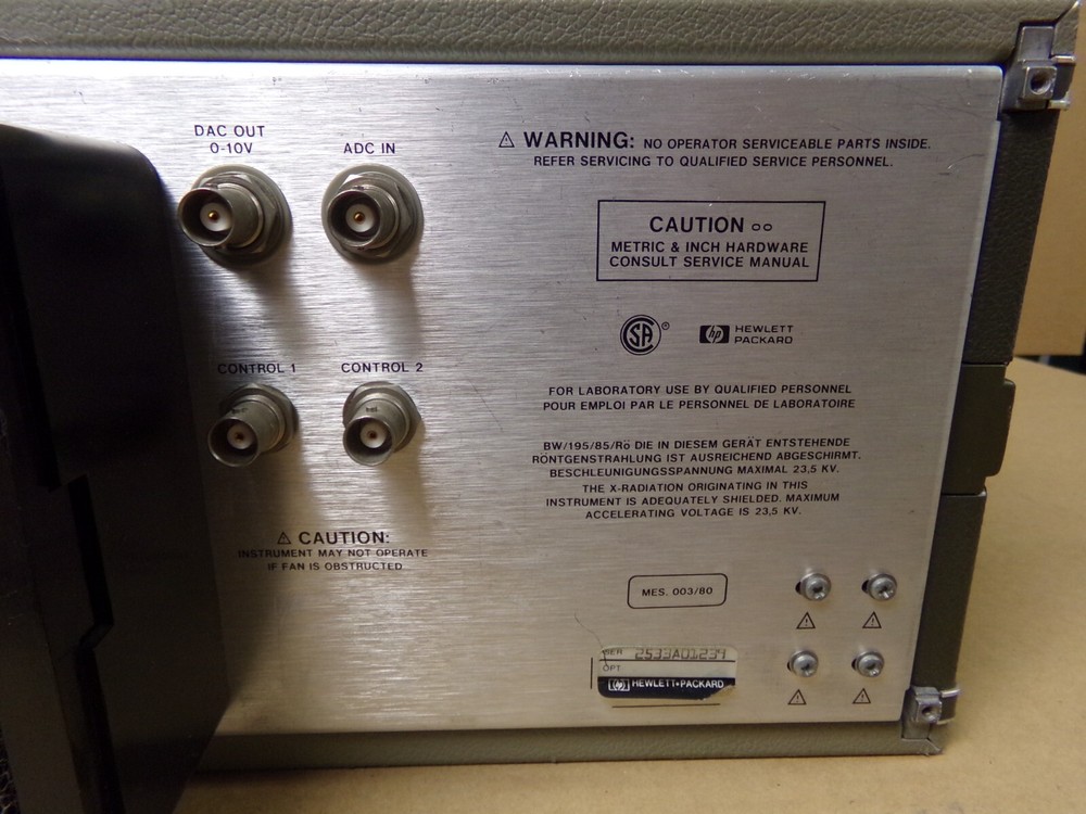 Hewlett Packard 8757A 2 Scalar Network Analyzer