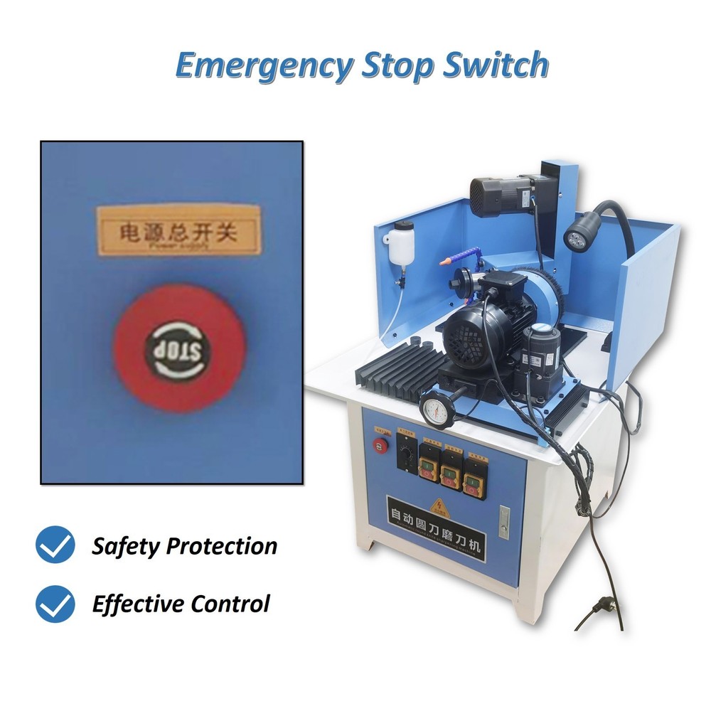 Automatic Round Blade Sharpening Machine 220V Circular Knife Grinding Machine US