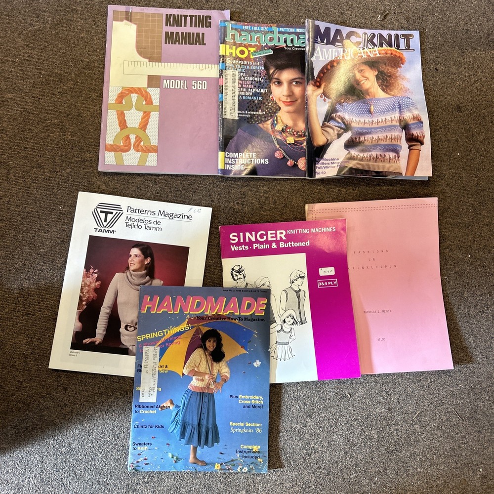 Singer 560 Knitting Machine Manual Plus Bonus