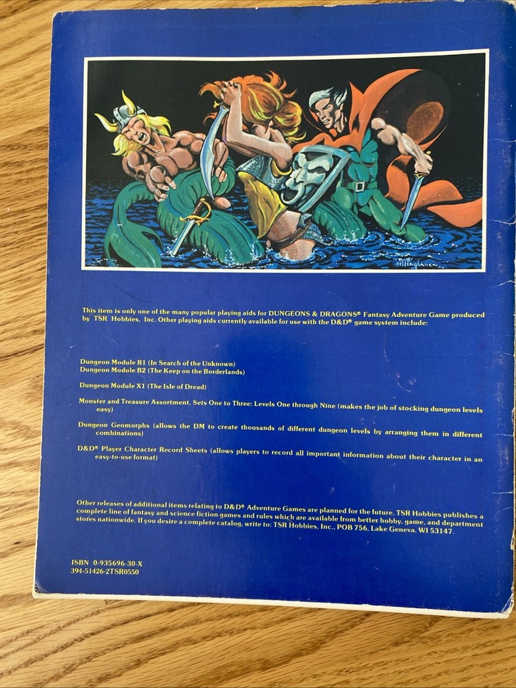 Dungeons And Dragons Modules TSR