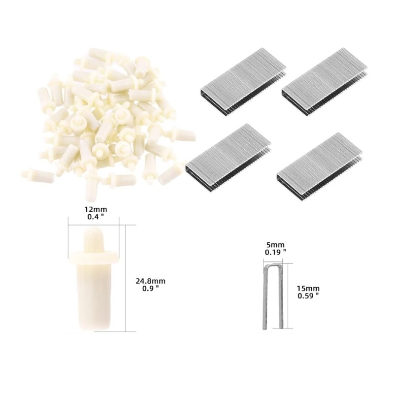 Plantation Shutter Louvers Staple Replacement Plastic Shutter Repair Pin Set
