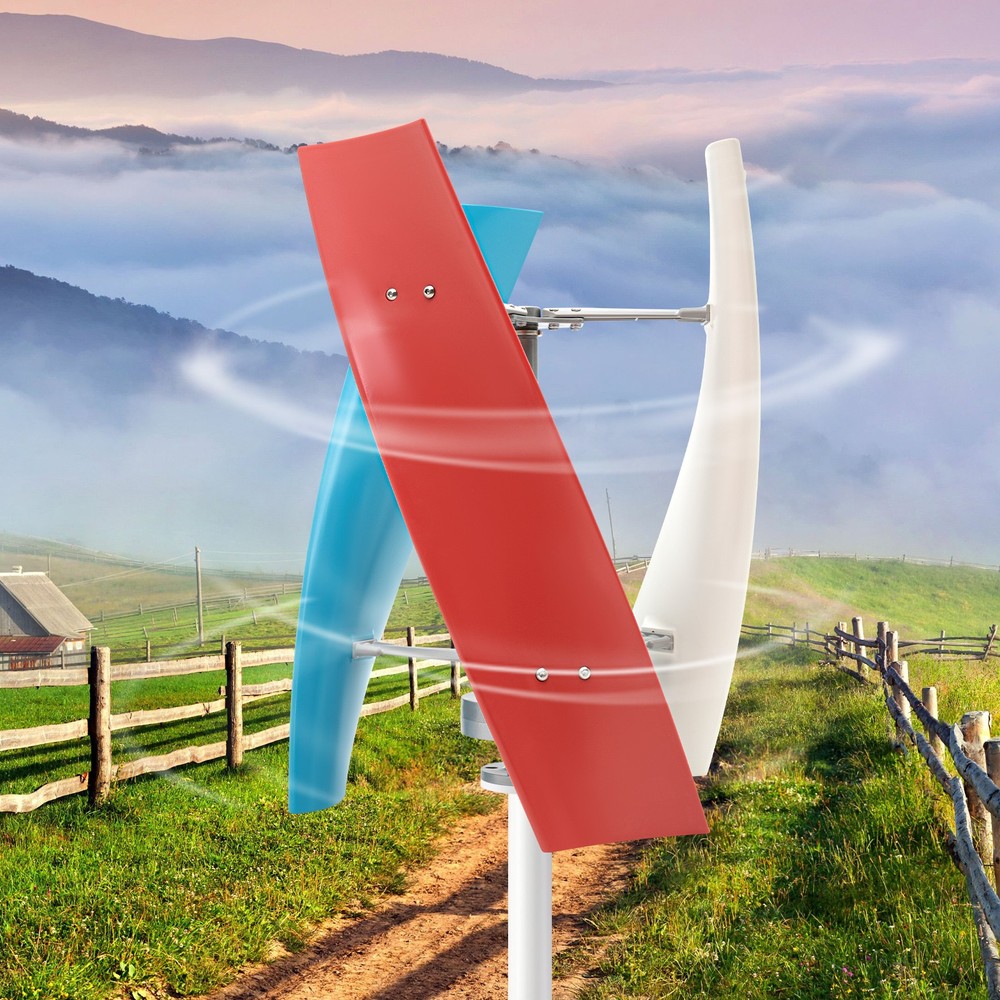 Helix Vertical Wind Turbine Wind Generator 12V 400W Windmill+Controller Maglev ✔
