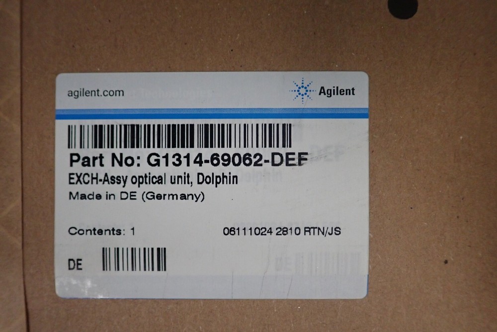 Agilent Technologies G1314-60062 Dolphin Optical Unit Assembly