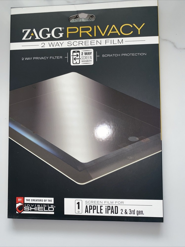 ZAGG 2 Way Privacy Screen For Apple Ipad 2nd & 3RD Gen.