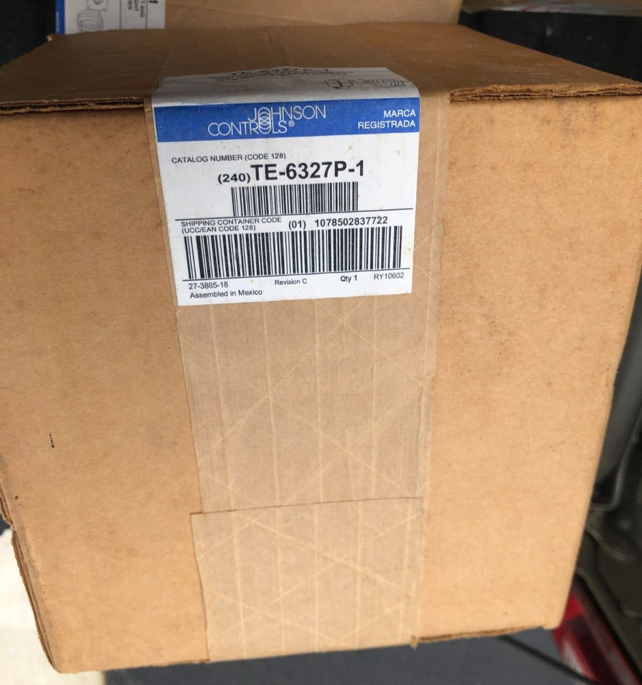 JOHNSON CONTROLS   TE-6327P-1 NIB * TEMPERATURE SENSOR DUCT ELEMENT HOLDER