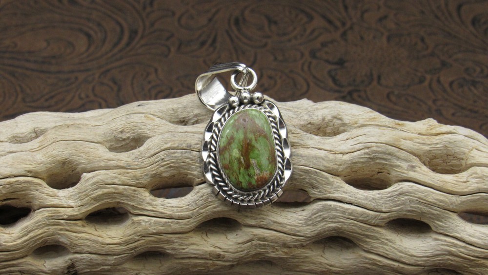 *Green Turquoise Pendant