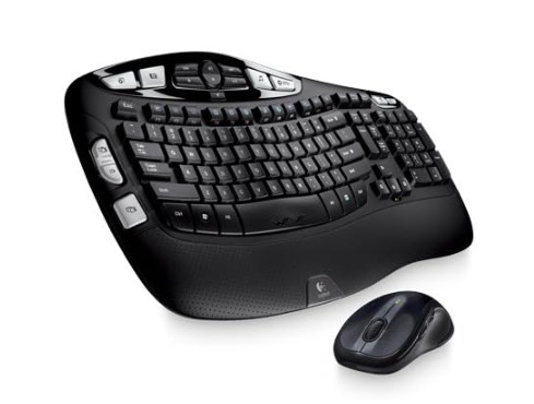 Logitech MK550 Wireless Wave K350 Keyboard and Mouse Combo BLACK