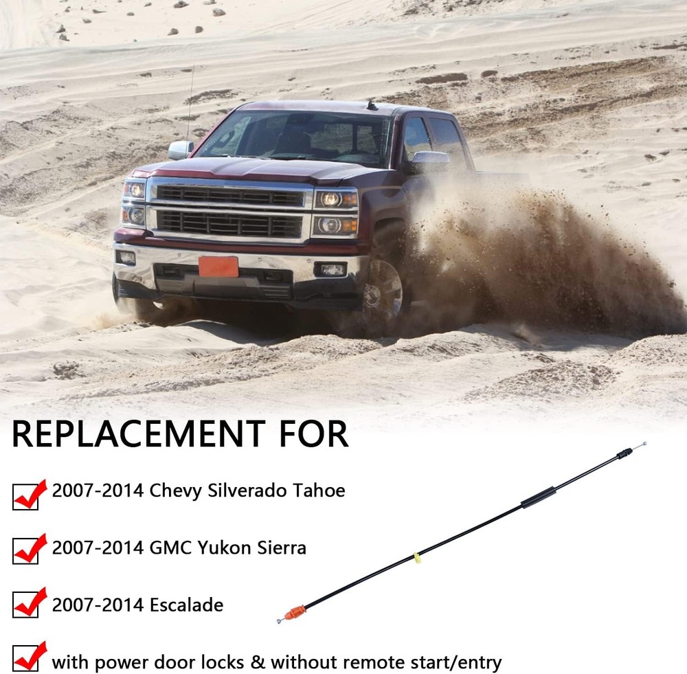 Door Cable Latch Kit Compatible with 2007-2014 31 Release