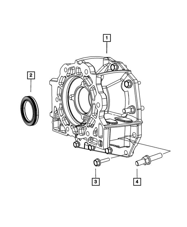 Genuine Mopar Adapter Seal 52119498AA