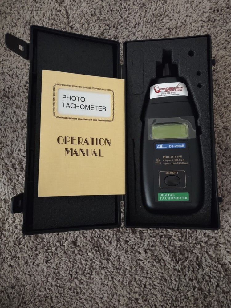 Lutron DT-2234B Digital Tachometer Photo Type