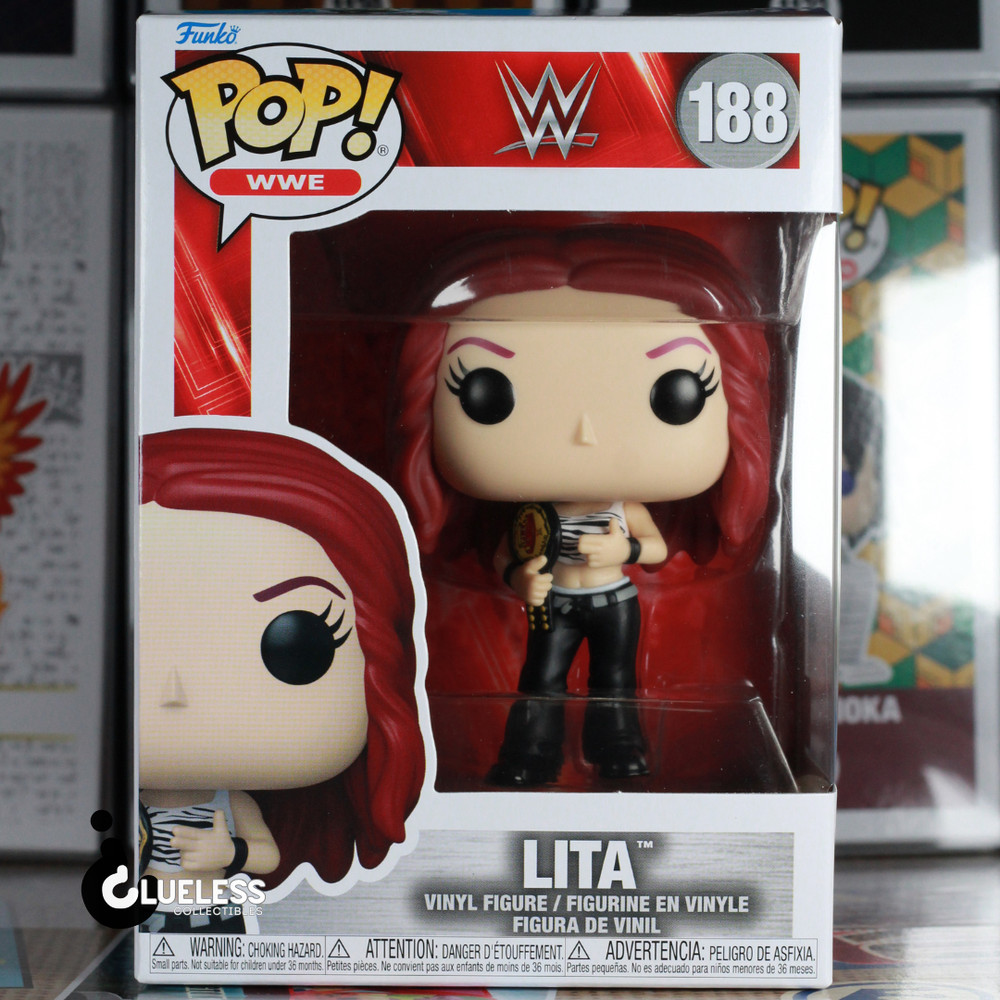 Funko Pop! WWE Lita #188 and Pop Protector