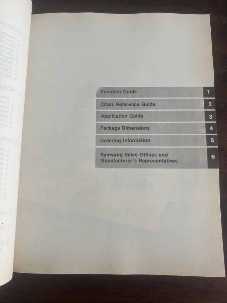 Samsung Semiconductor Product Guide 1994
